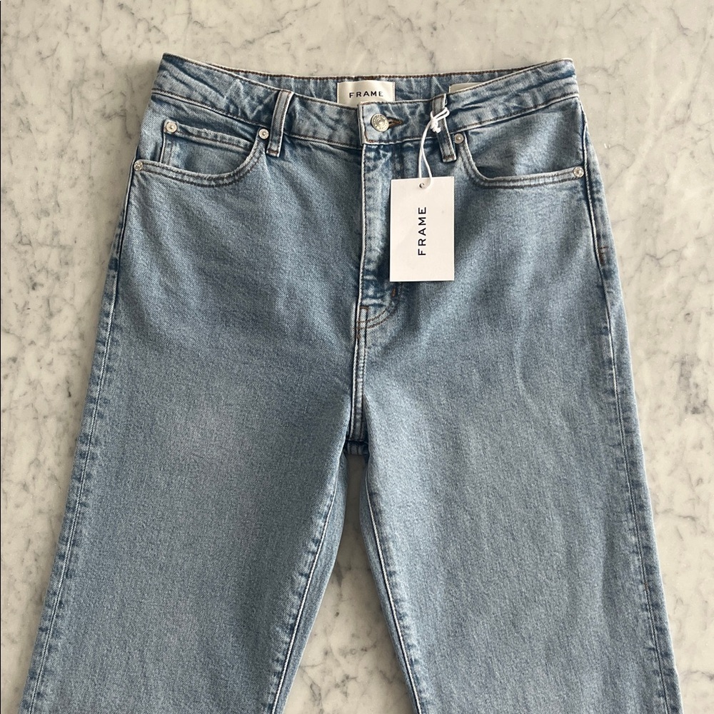 FRAME The Ruler High-rise Straight-Leg Women’s Jeans - Picture 5 of 9